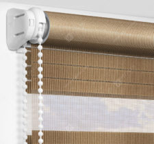 Рулонные шторы День-Ночь - Лигурия светло-коричневый 2203